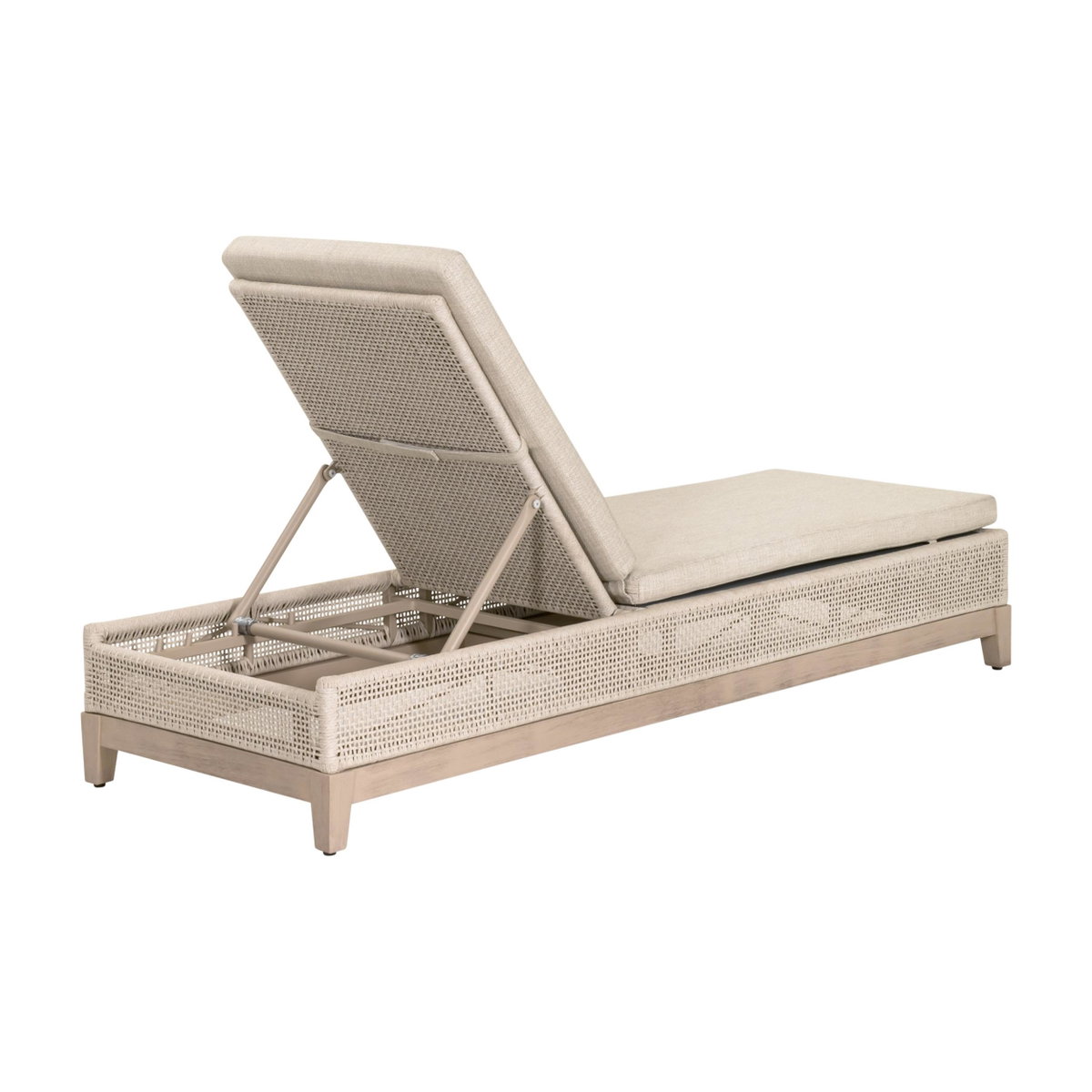 Tropez Outdoor Chaise Lounge, Seating by Essentials for Living, 28" width x 44" height x 80" depth View 4