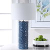 Ciji Blue Table Lamp, by Uttermost, 16" width x 29.5" height x 16" depth thumbnail 4