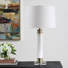 Plinth White Marble Table Lamp thumbnail 3