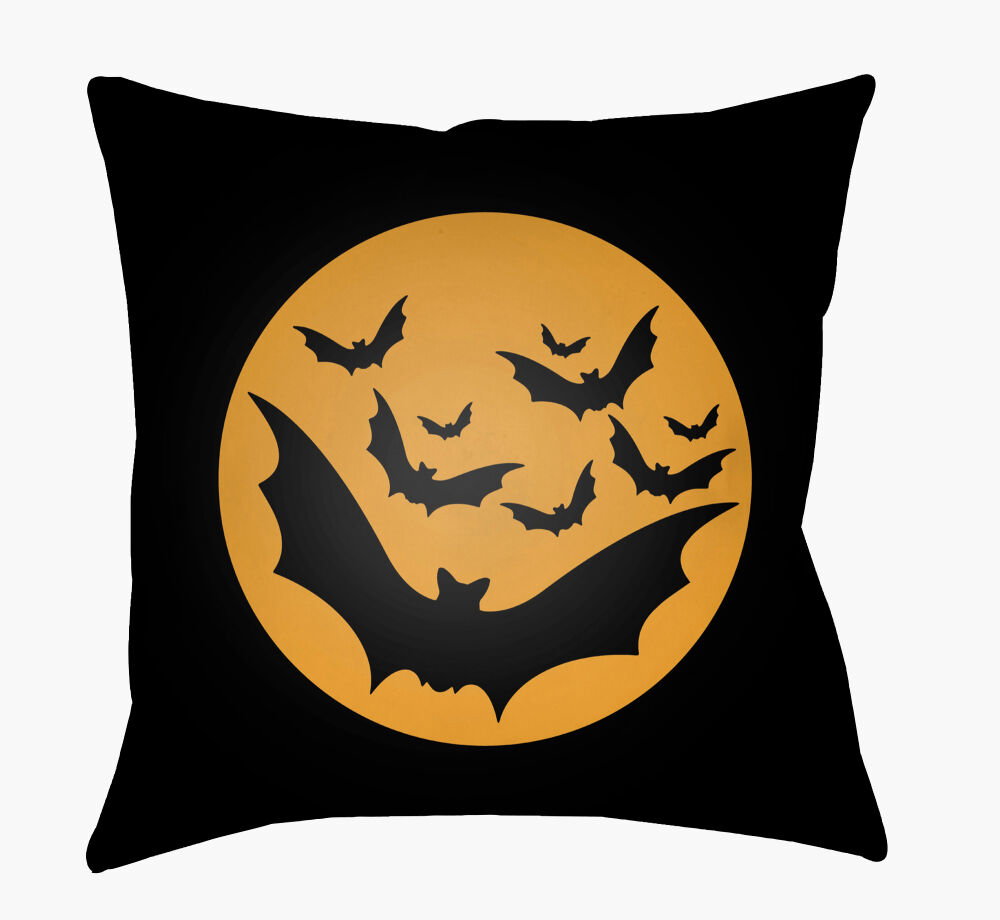 Boo Accent Pillow, Decorative Pillow by Surya, 20" length x 20" width
