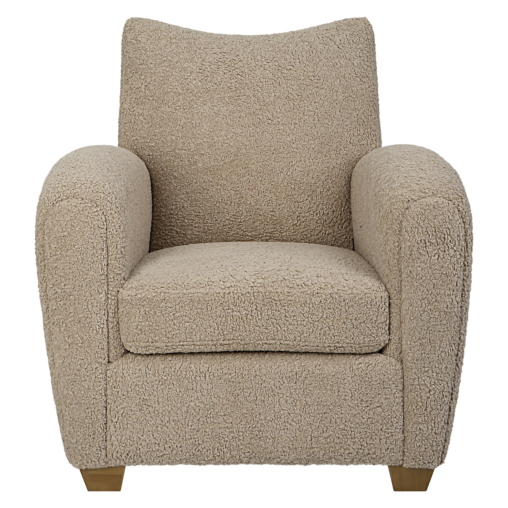 Teddy Latte Accent Chair, Furniture by Uttermost, 32" width x 35" height x 34" depth View 1