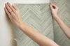 Hermosa Herringbone Brown Peel & Stick Wallpaper thumbnail 9