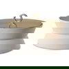 Luxe White Shagreen Round Box thumbnail 0