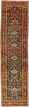 Antique One of a Kind Handmade Rug, by Surya, 14'4" length x 3'8" width thumbnail