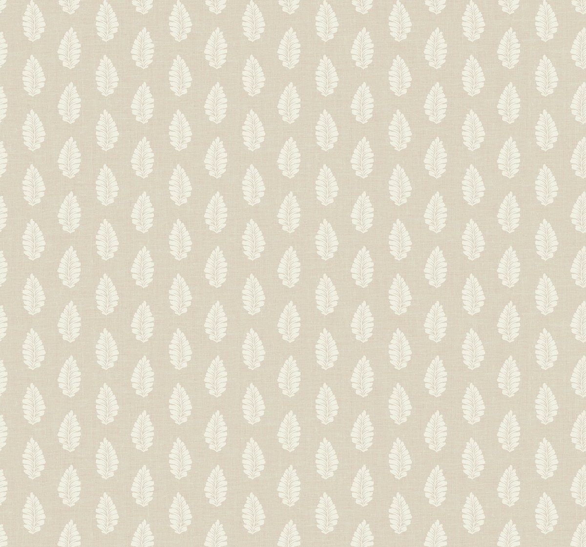 Leaf Pendant Linen Wallpaper, by York Wall, 27' length x 2'3" width x 0.02" depth