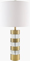 Orrefor Accent Table Lamp, by Surya, 12" width x 23" height thumbnail