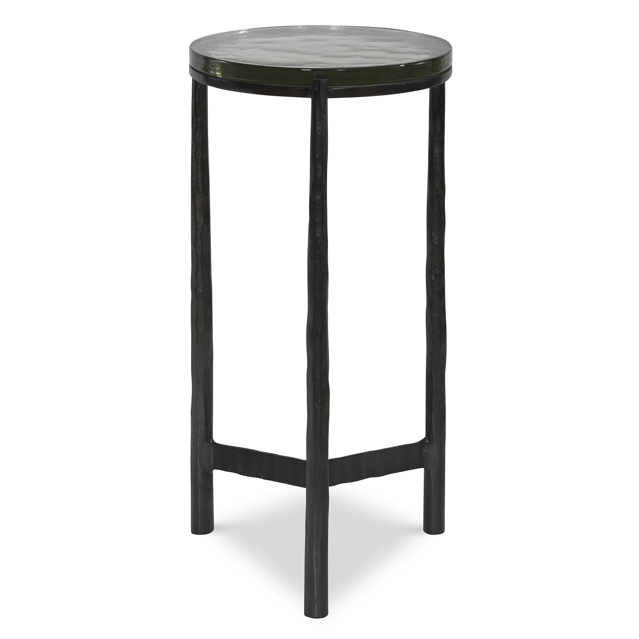 Eternity Iron & Glass Accent Table large image 