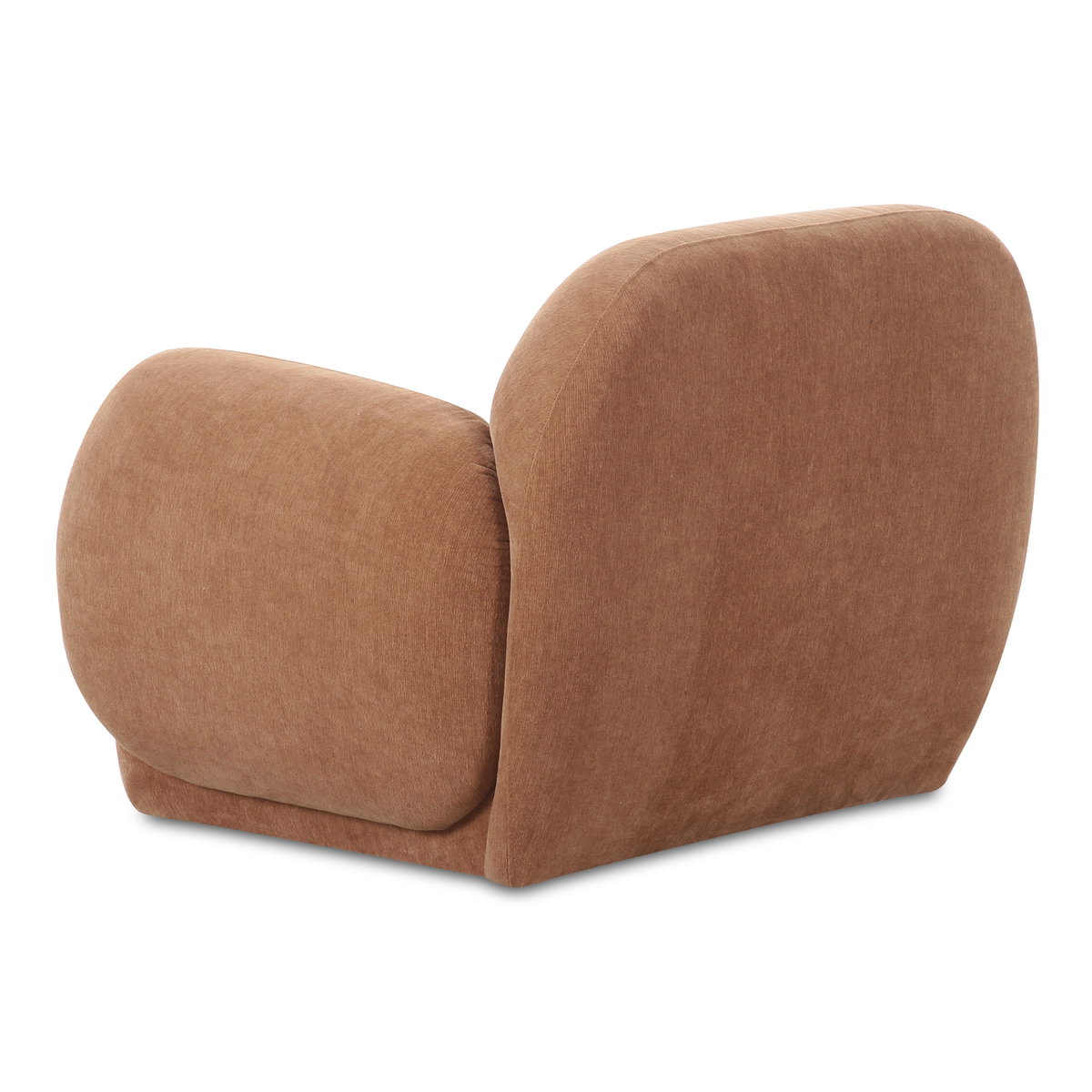 Hazel Lounge Chair Copper, Accent Chair by Moe's Home, 39.5" width x 28.75" height x 33.75" depth View 5