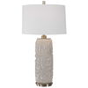 Zade Warm Gray Table Lamp, by Uttermost, 18" width x 33" height x 18" depth thumbnail 1