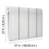 French Charcoal Linen Stripe Wallpaper thumbnail 4