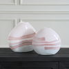 Blush Swirl Glass Vases, S/2 thumbnail 2