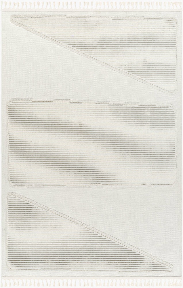 Finland Machine Woven Rug, by Surya, 6'11.86" length x 5'2.99" width