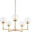 Renato Chandelier, by Surya, 22" length x 22" width x 12" height thumbnail