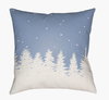 Trees Accent Pillow, Decorative Pillow by Surya, 20" length x 20" width thumbnail