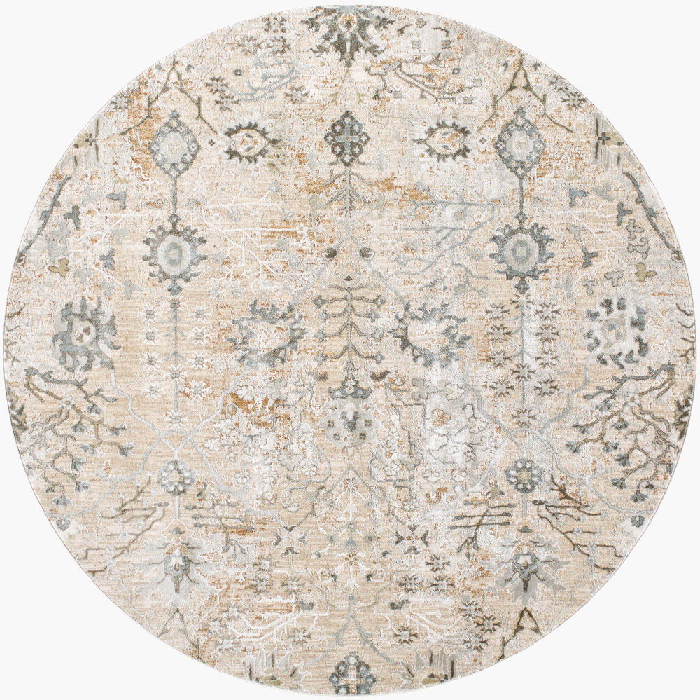 Brunswick Machine Woven Rug, by Surya, 6'6.74" length x 6'6.74" width