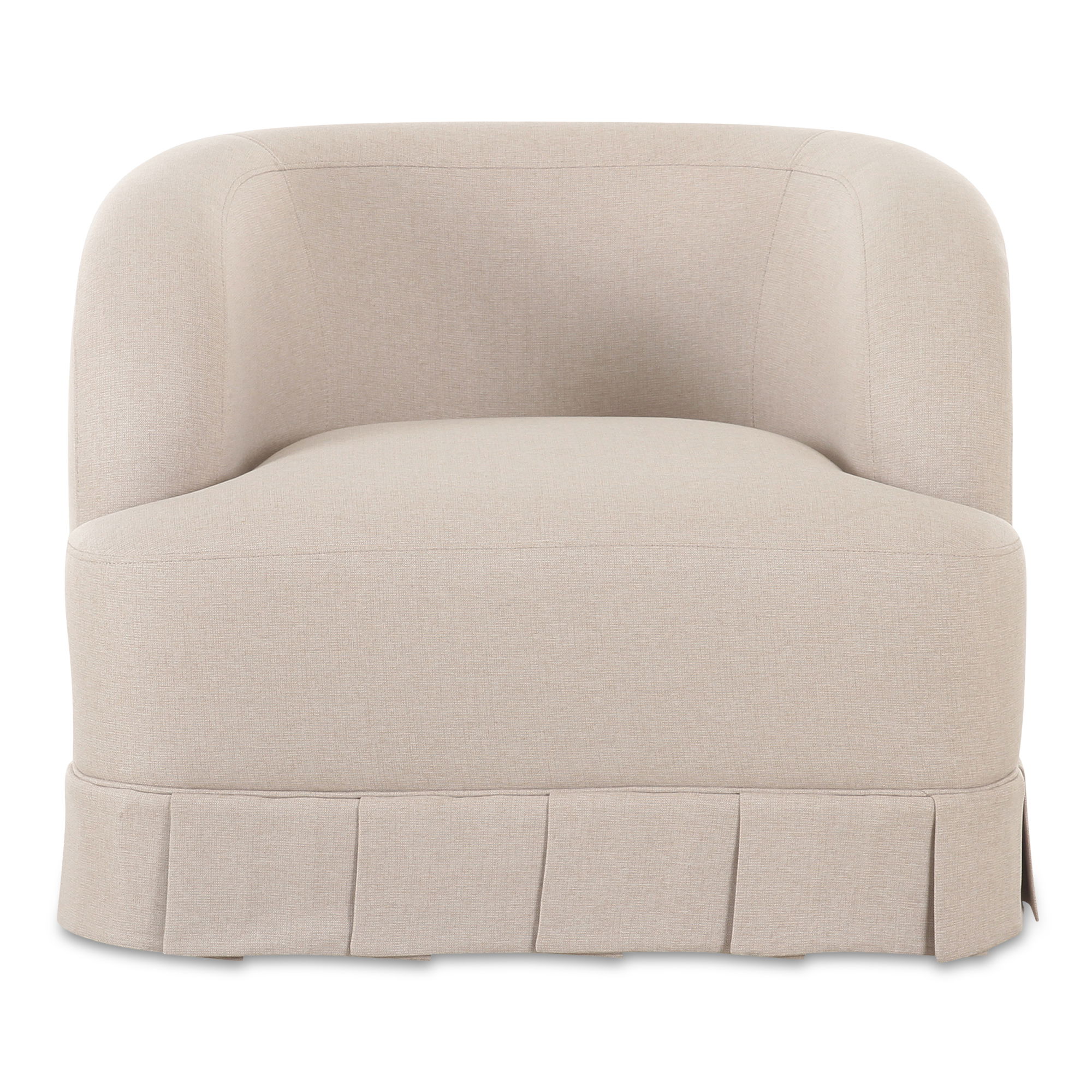 Maren Swivel Chair Beige large image 
