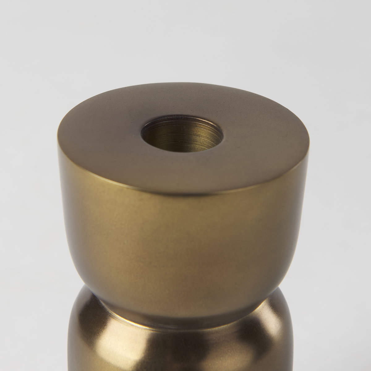 Malta Aluminum Candle Holder Small, Candles & Candle Holder by Mercana, 2.5" length x 2.5" width x 5" height View 7