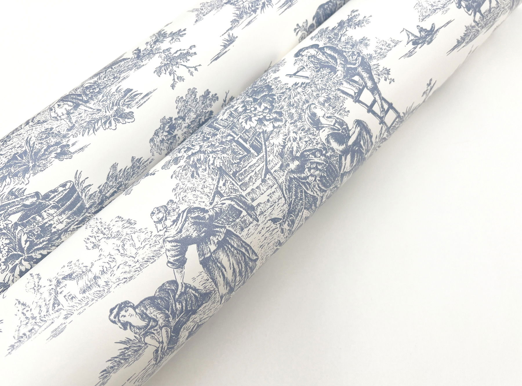 Campagne Toile Blue & White Wallpaper large image 