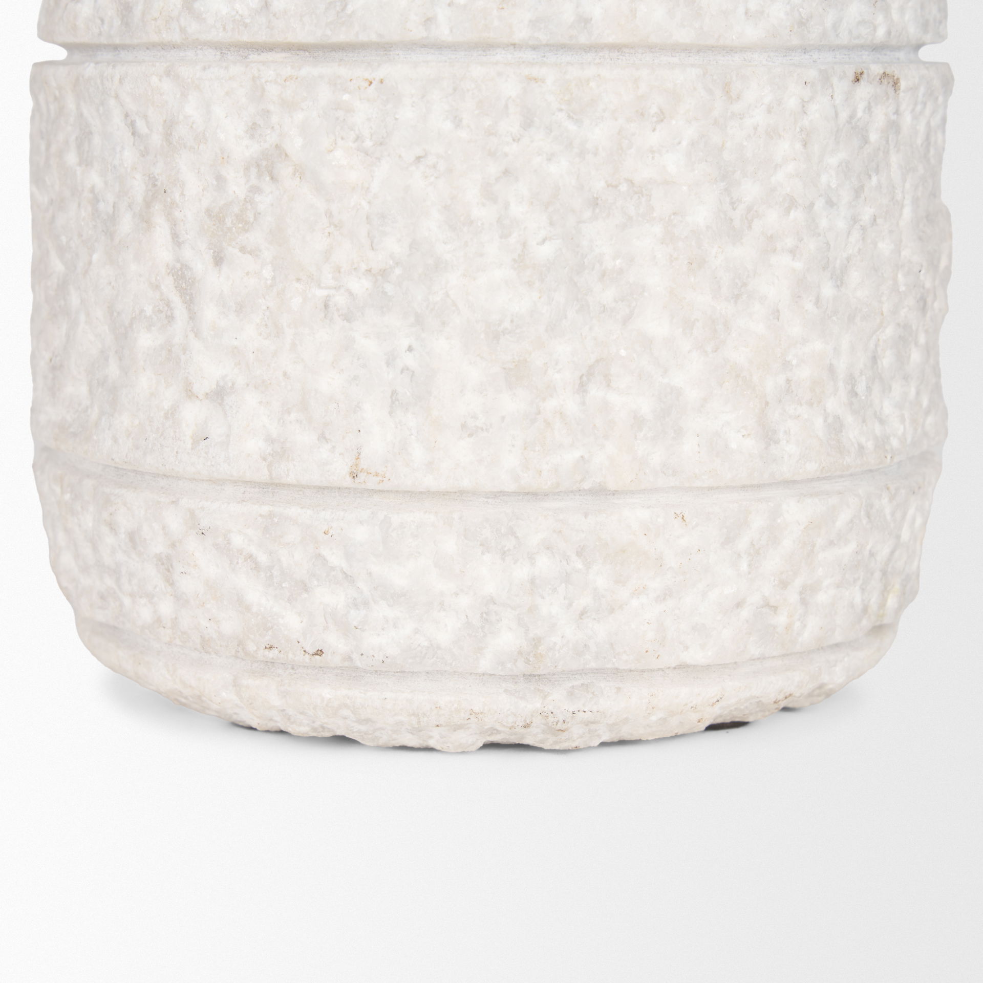 Irina Small White Marble Door Stopper, Decorative Object by Mercana, 6" length x 6" width x 8" height View 10