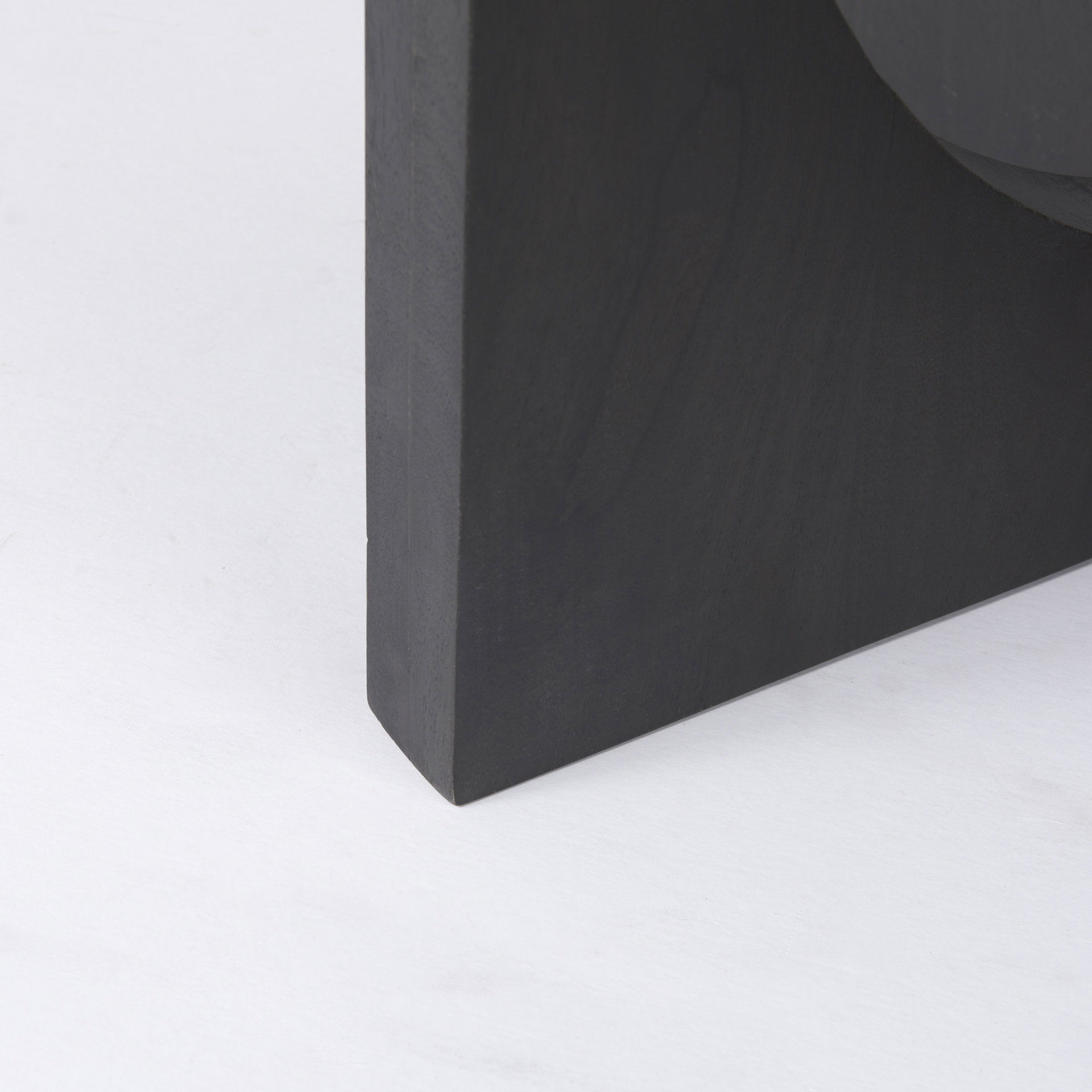 Liesl 54.L x 54.0W x 30.0H Black Wood with Circular Top Dining Table, by Mercana, 54" length x 54" width x 30" height View 13