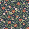 Primrose Rose & Navy Peel & Stick Wallpaper, by York Wall, 20' length x 1'8.5" width x 0.02" depth thumbnail