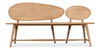 Pebble Bench, by Sarreid, 1'7" length x 6'1" width x 3'1" height thumbnail 3