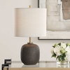 Blacktop Textured Buffet Lamp, by Uttermost, 12" width x 21.5" height x 12" depth thumbnail 2