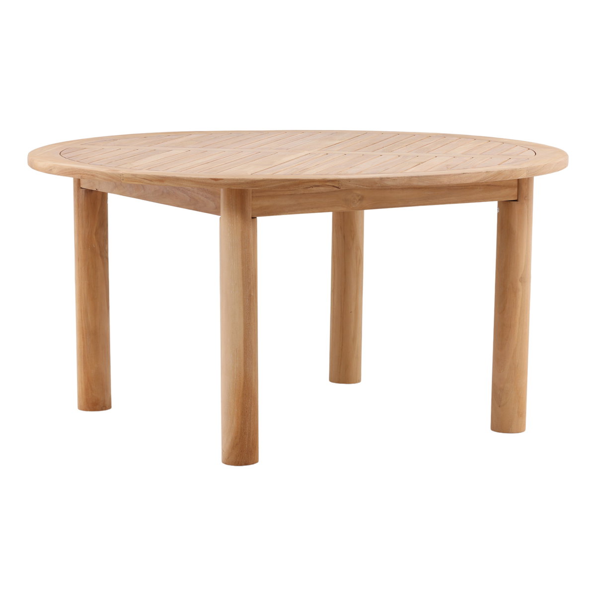 Primrose Outdoor Dining Table 59', by Dovetail, 58.89" width x 30" height x 58.89" diameter x 58.89" depth View 1