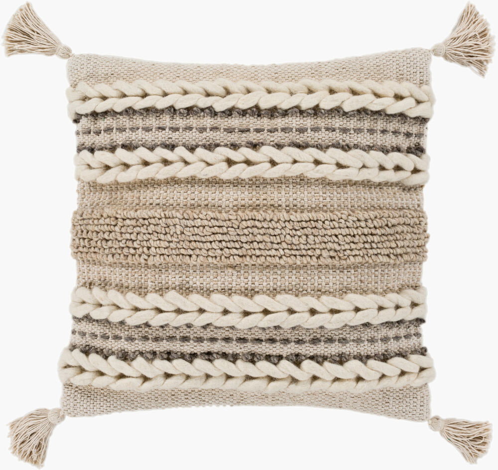 Tov Lumbar Pillow Down, Decorative Pillow by Surya, 14" length x 22" width