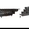 Birmingham Sofa Black Leather thumbnail 1