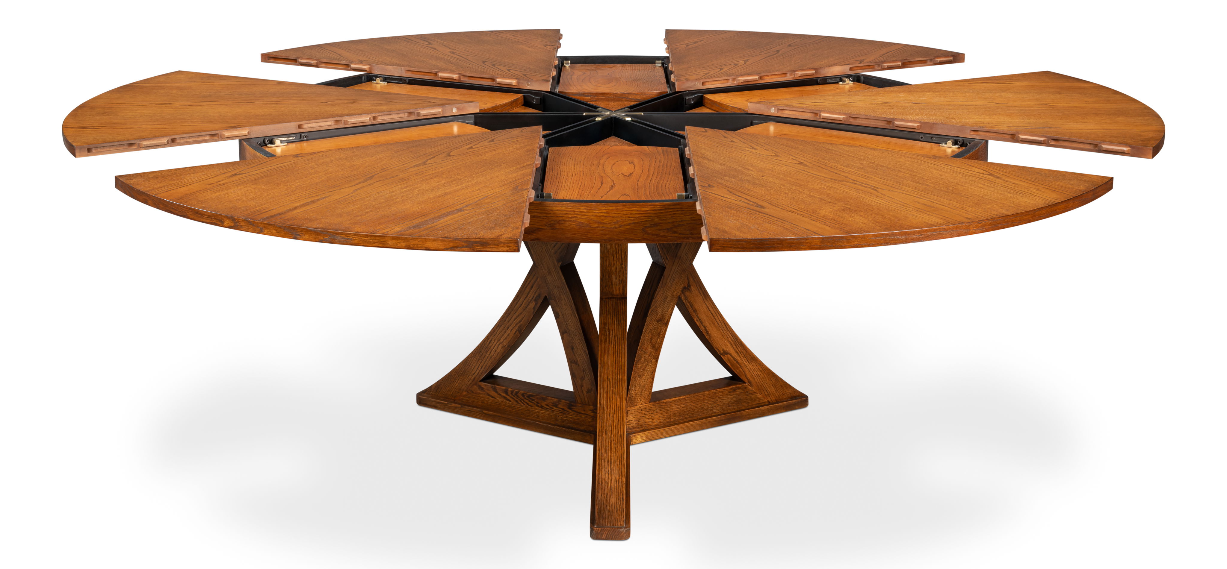 Casual Jupe Dining Table,Tobacco Brn,Lg large image 