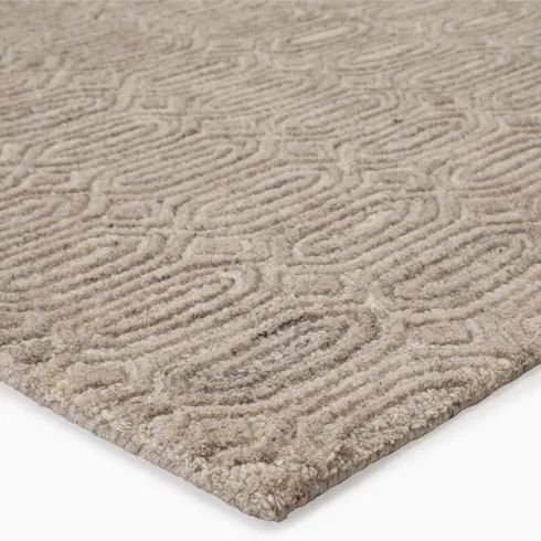 Bierce Hand-Tufted Wool Rainy Day/Pumice Stone Area Rug