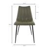 Alibi Dining Chair Dark Green - Set Of Two thumbnail 11