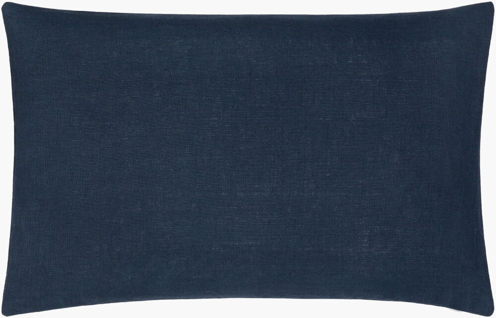 Linen Solid Lumbar Pillow large image 