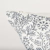 Jayne Cream with Indigo Print Linen Lumbar Decorative Pillow Cover thumbnail 7