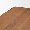 Jonan 94'L x 42'W Rectangular Dining Table | Med Brown Wood | Seats 8, by Mercana, 94" length x 42" width x 30" height thumbnail 10