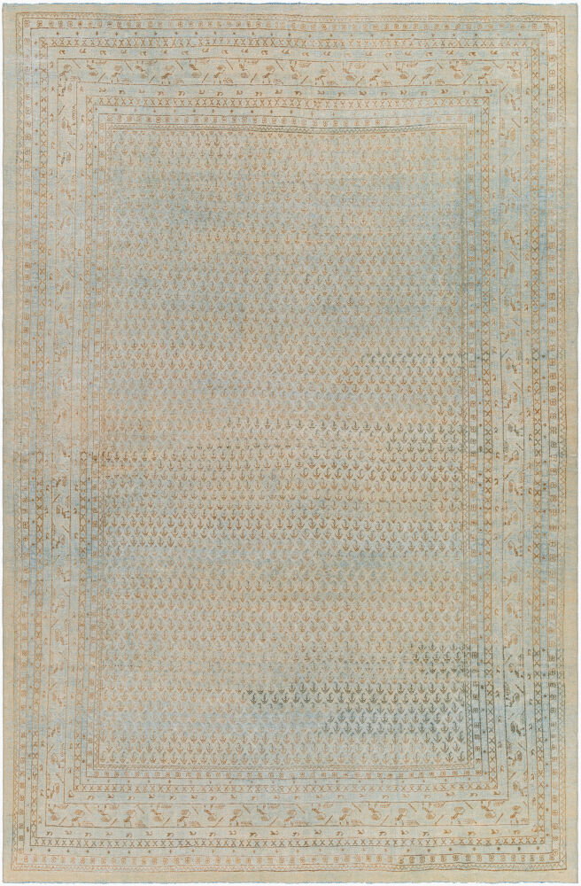 Antique One of a Kind Handmade Rug, by Surya, 10'5" length x 6'10" width