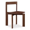 Daifuku Dining Chair Brown – Set Of Two, by Moe's Home, 22" width x 31.5" height x 20.55" depth thumbnail 2
