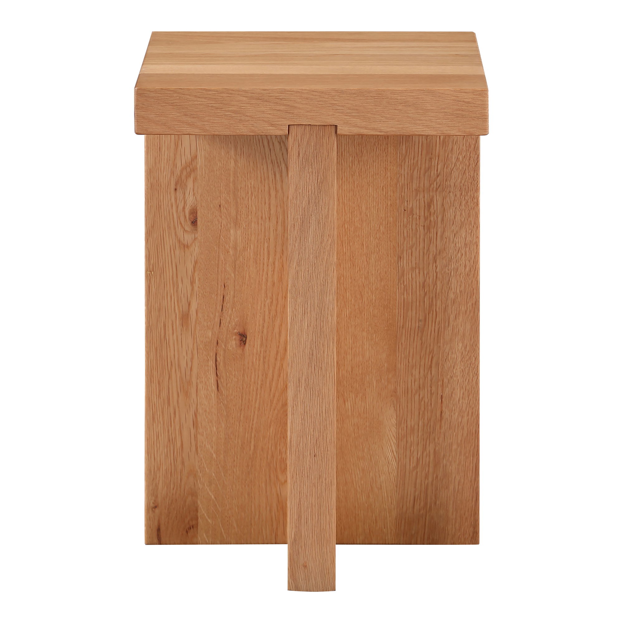 Folke Side Table Natural, Side & End Table by Moe's Home, 13" width x 19" height x 13" depth View 4