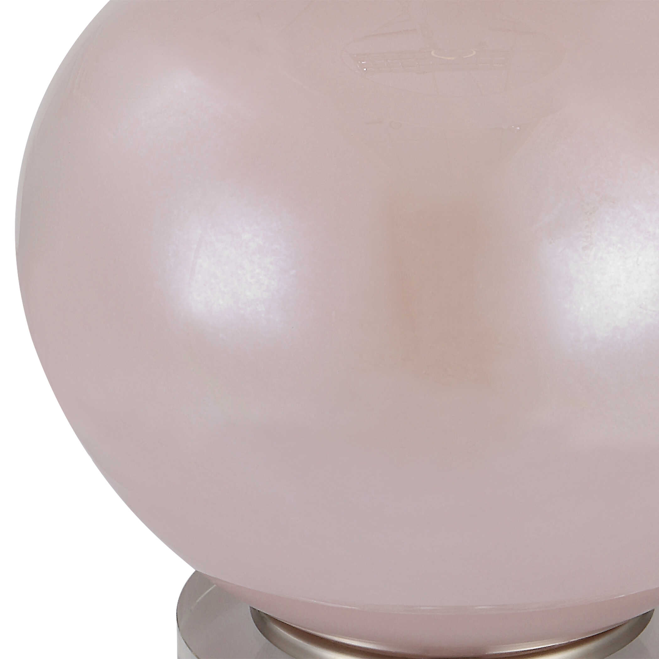 Rosa Pink Glass Table Lamp, by Uttermost, 16" width x 29" height x 16" depth View 7