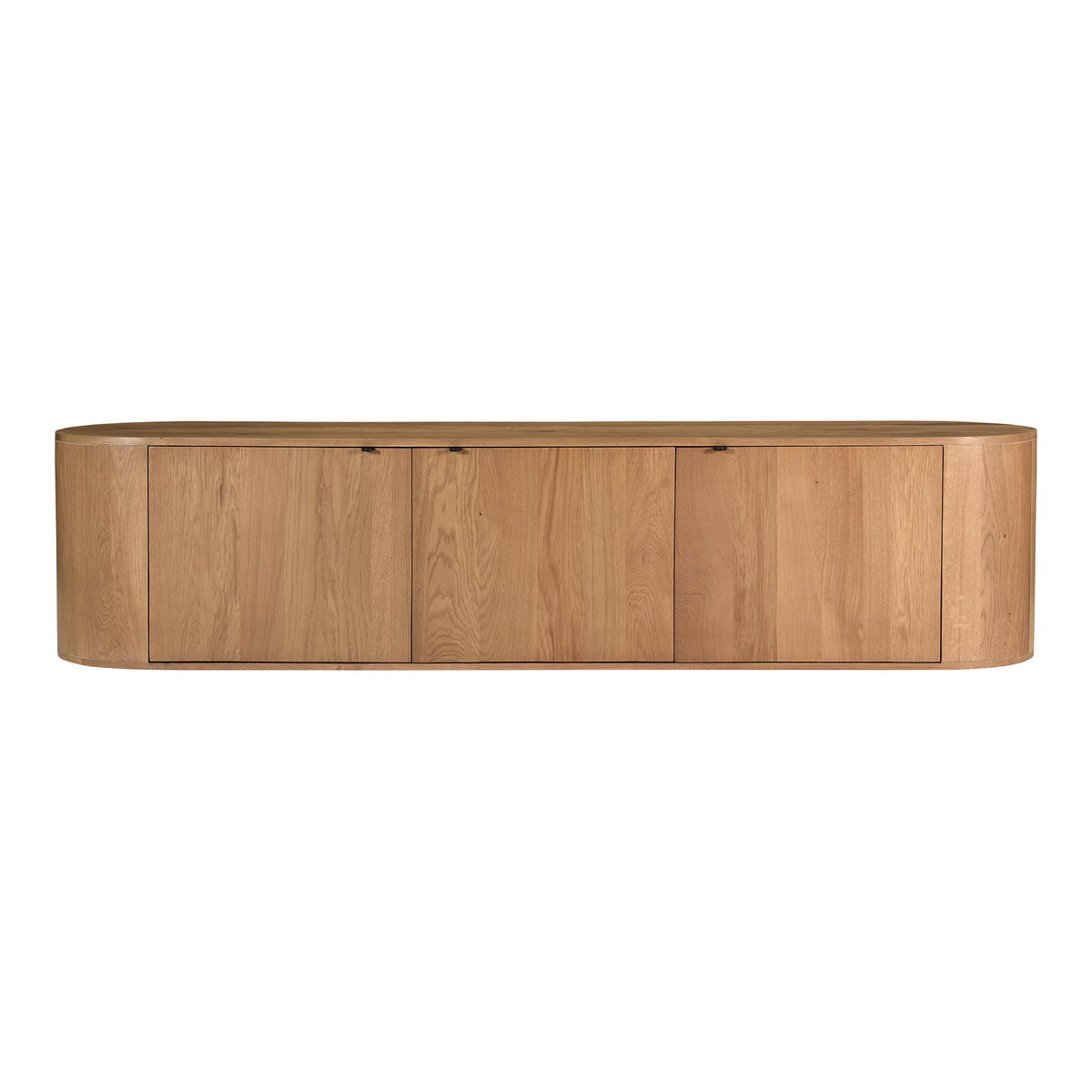 Theo Media Bench Natural, Media Console by Moe's Home, 80" width x 18" height x 18" depth View 1