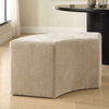Khai Rounded Plush Dining Bench, Benche by Uttermost, 44.5" width x 20" height x 19" depth thumbnail 4