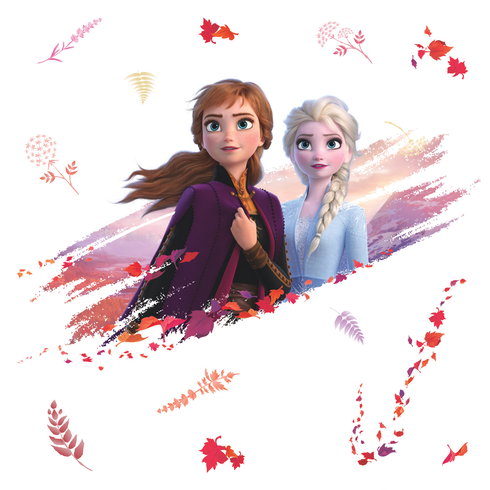Frozen II Elsa & Anna Giant Wall Decals