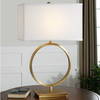 Duara Circle Table Lamp, by Uttermost, 18.5" width x 28.75" height x 9.5" depth thumbnail 4