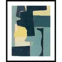 Online Designer Hallway/Entry Blue Note II by Rob Delamater.
