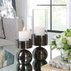 Tilston Gunmetal Candleholders, Set/2 thumbnail 1