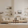 June Corner Chair Oatmeal, Sectional Sofa by Moe's Home, 40" width x 30" height x 40" depth thumbnail 11