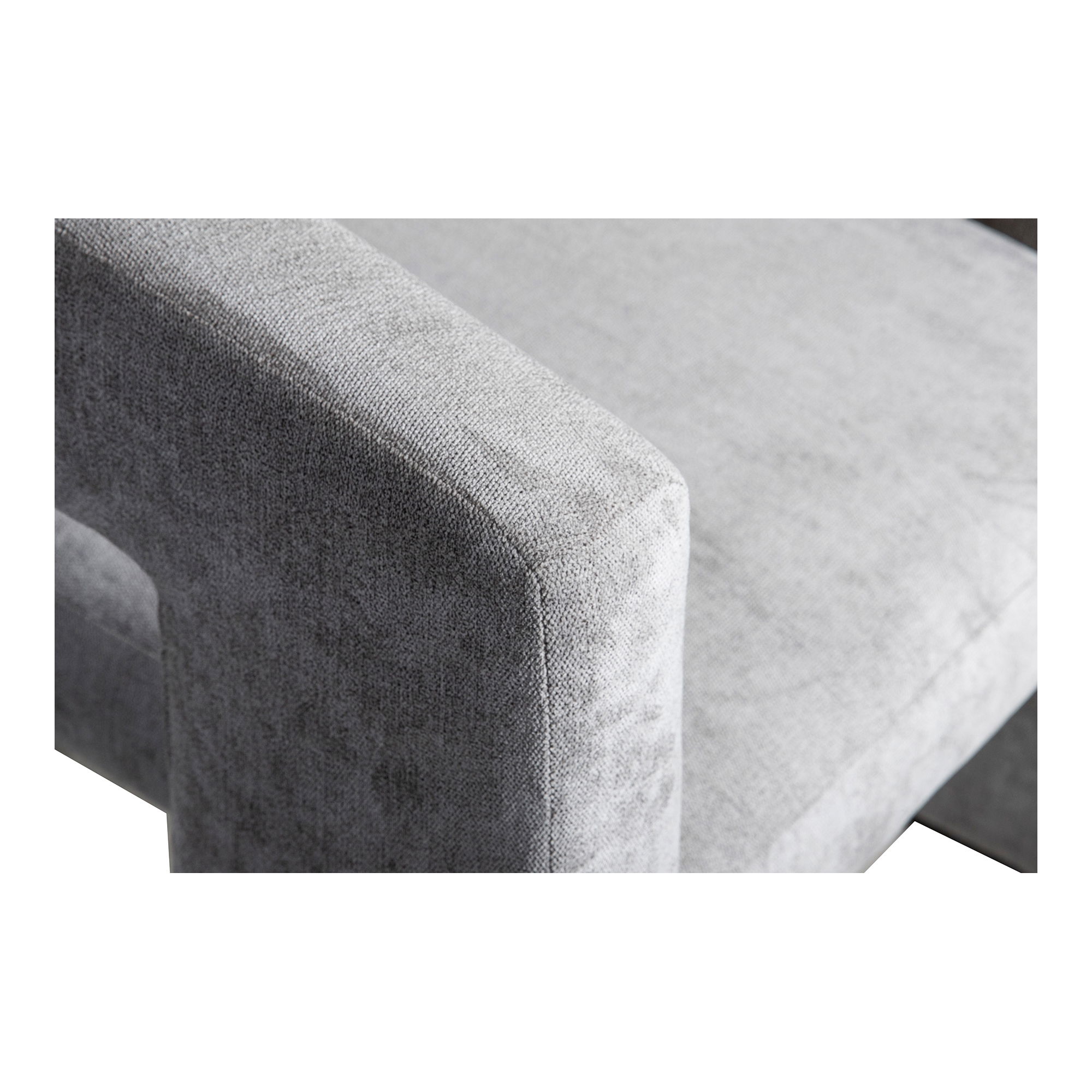 Elo Chair Light Grey, Accent Chair by Moe's Home, 29" width x 32" height x 28" depth View 7