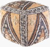 Luanda Pouf, Ottoman by Surya, 18" width x 18" height thumbnail