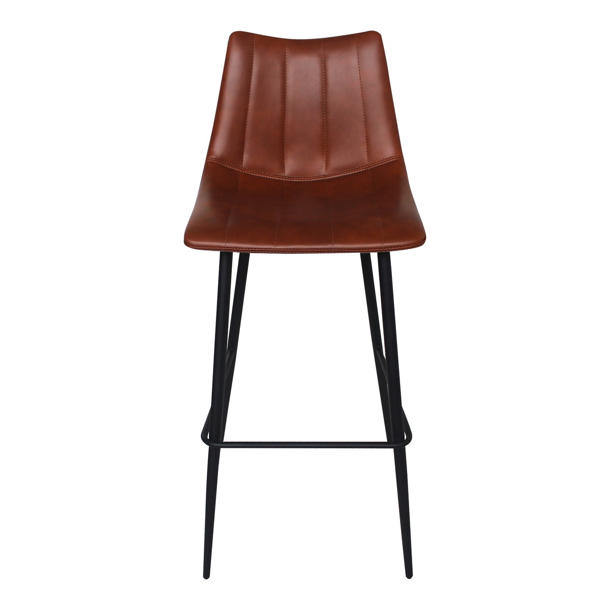 Alibi Barstool Brown - Set Of Two, Counter & Bar Stool by Moe's Home, 17.7" width x 41.5" height x 20" depth View 4